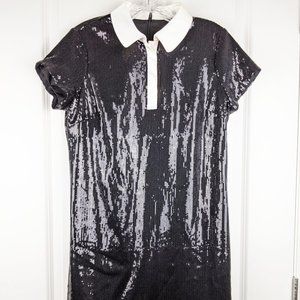 Ann Taylor New with Tags Sequin Short Sleeve Dress